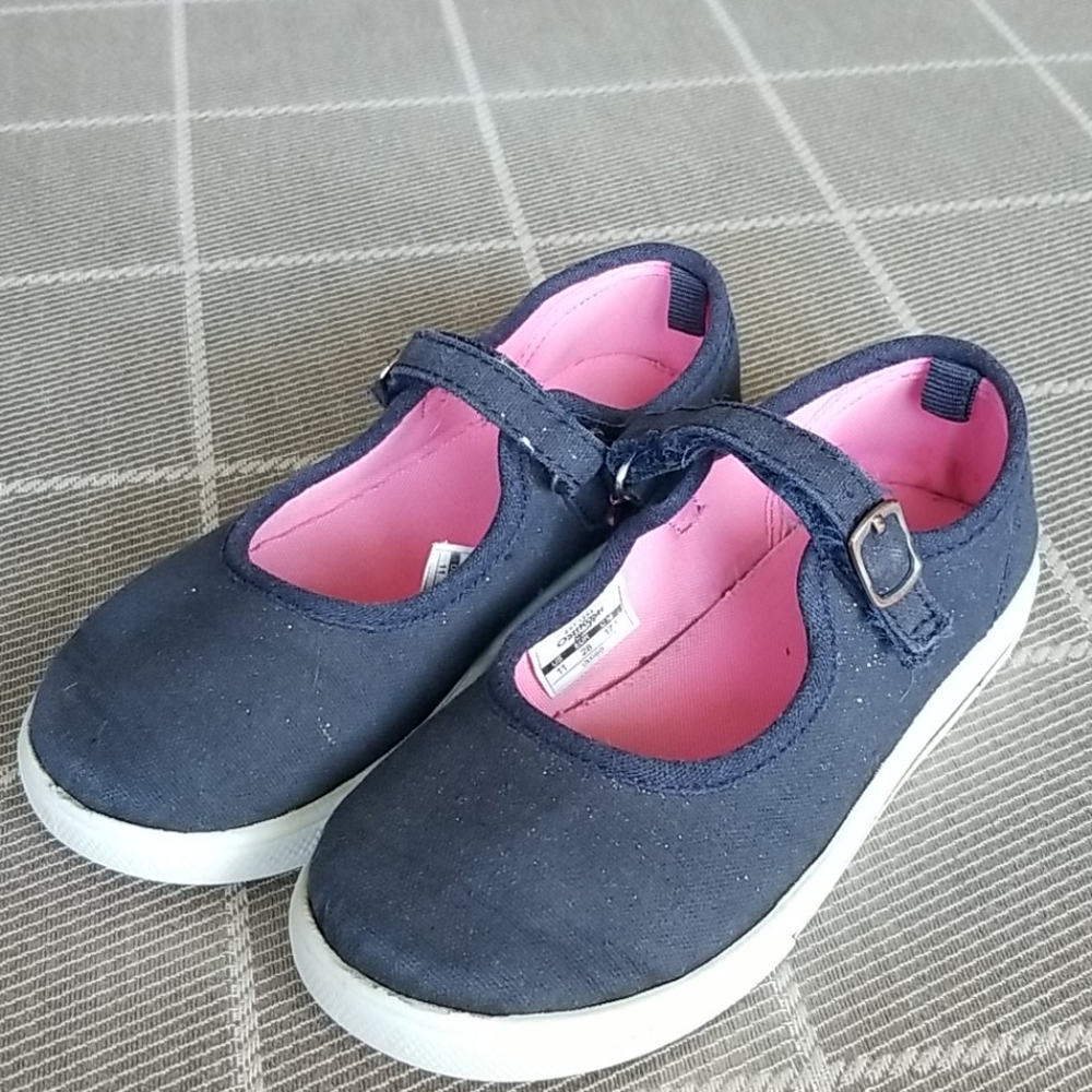 Blue Sparkle Mary Janes
